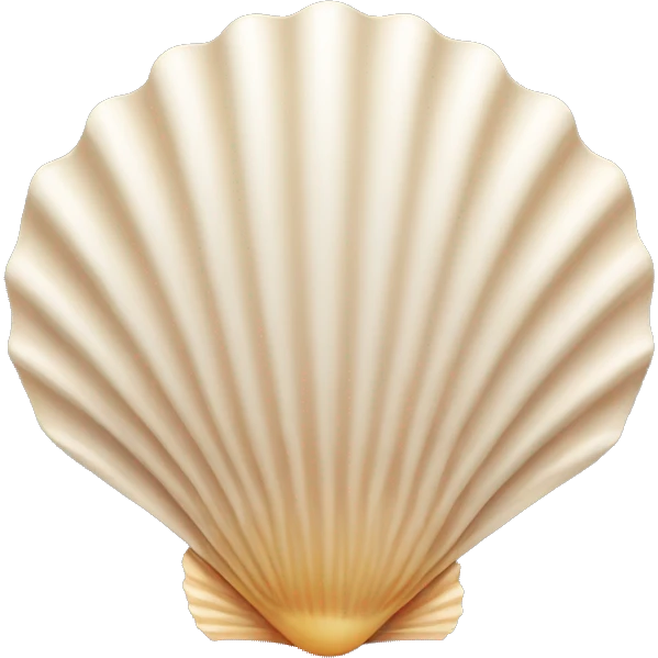 Scallop shell emoji