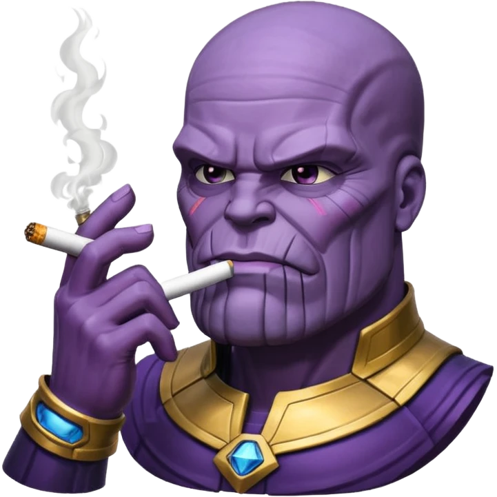 Thanos smoking emoji