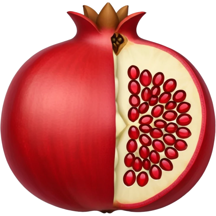 pomegranate with seeds emoji