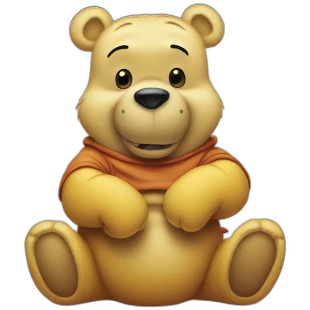 spooky winnie the pooh emoji