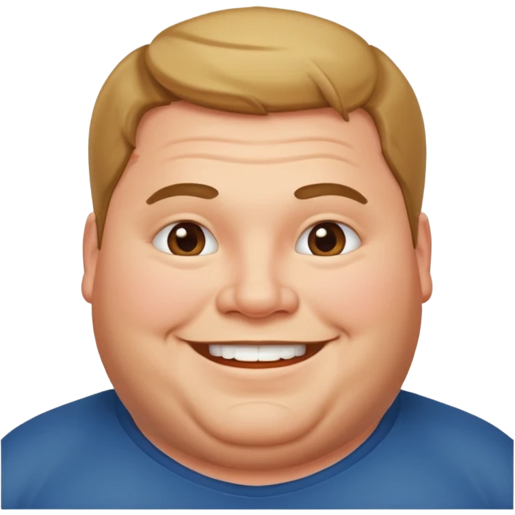 fat handsome man emoji