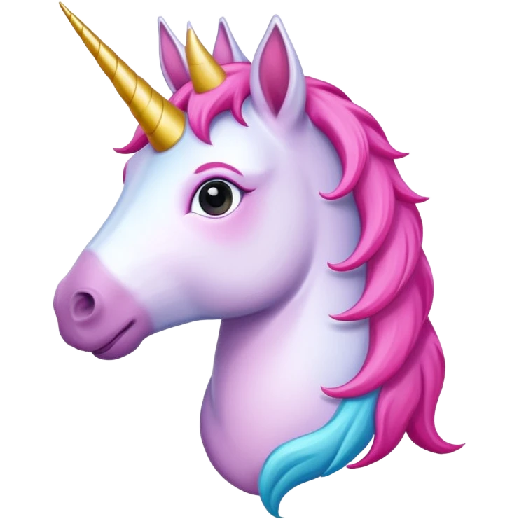 Funny preppy unicorn  emoji