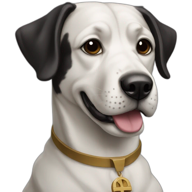Perro pastor belga negro emoji
