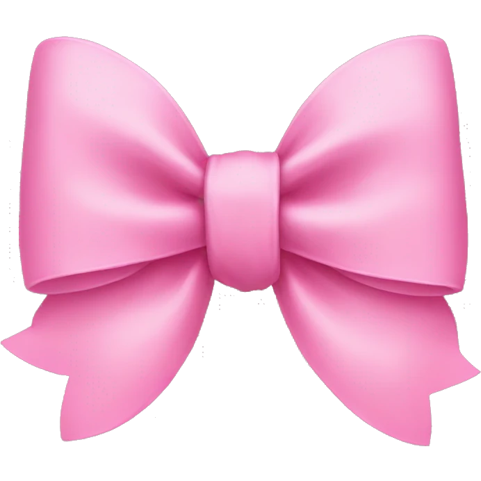 Pink bow emoji