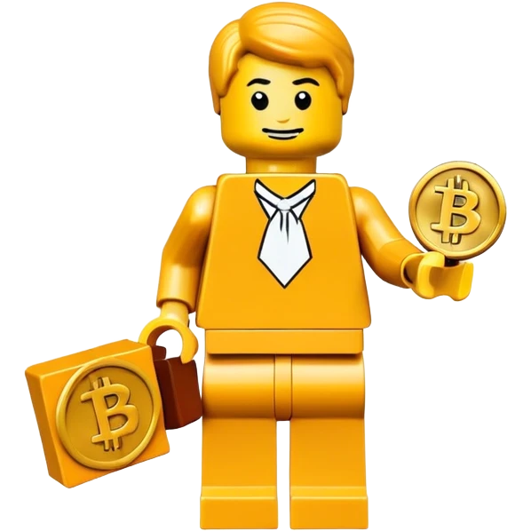 lego homme bitcoin emoji