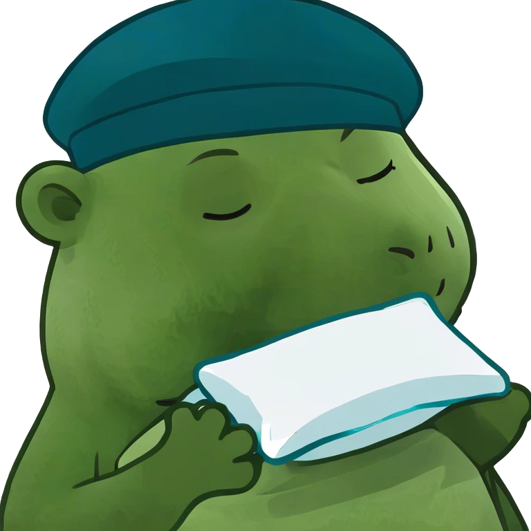 Sleep, Gummybear, tired emoji