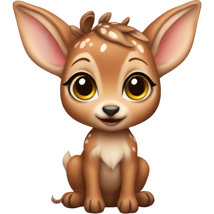 Fairy baby fawn emoji