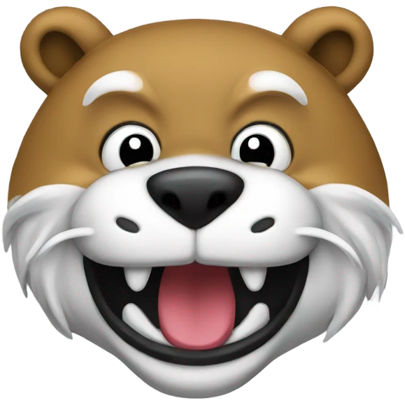 U of a wilber mascot  emoji