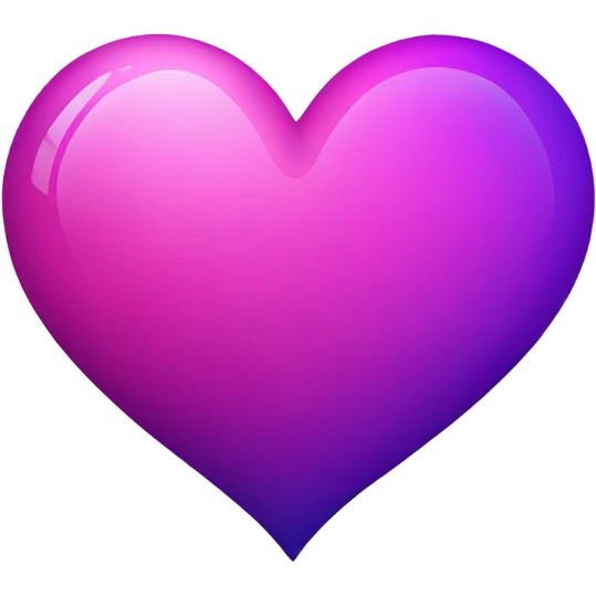 Purple in pink heart emoji