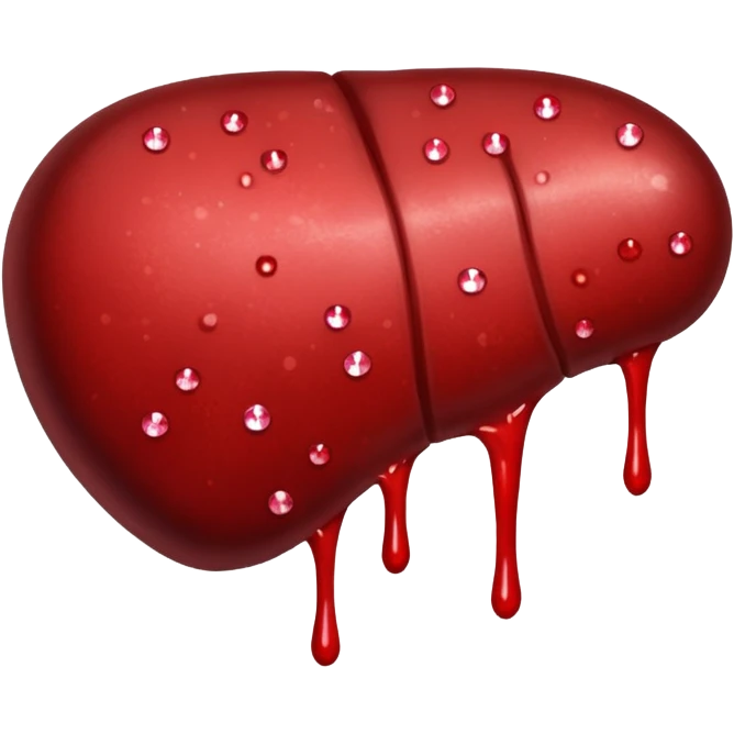 liver with sparkles emoji