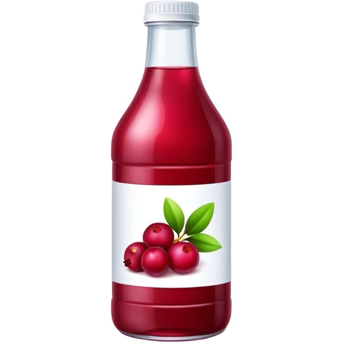 Bottle cranberry juice emoji