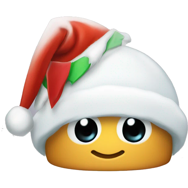 igloo xmas santa hat emoji