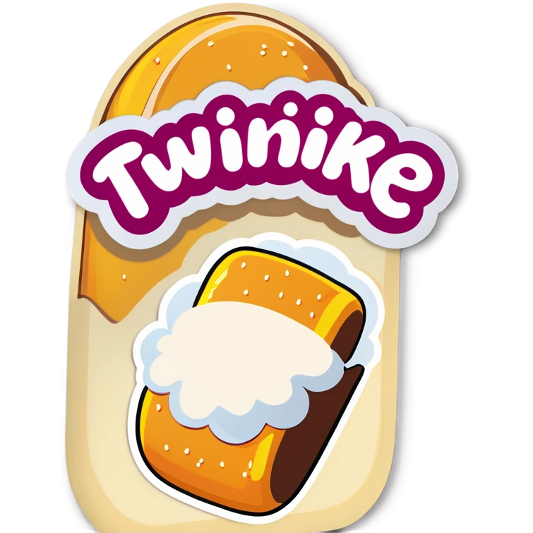 A Twinkie with extra cream, caption, good girl emoji