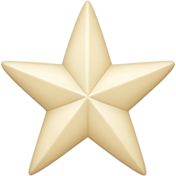 star carved from ivory emoji