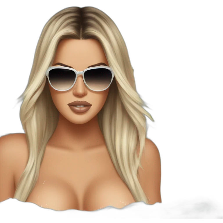 khloe kardashian beach bum emoji