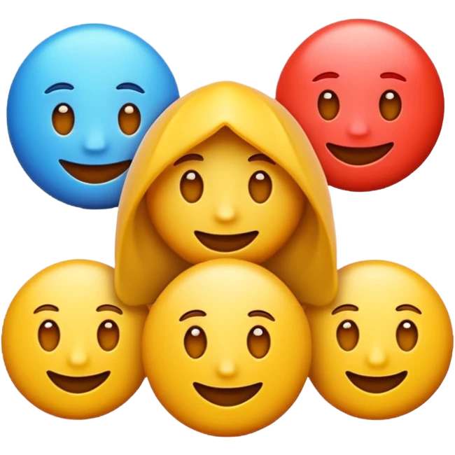 the word BLOG in bright colors, traditional emoji style, slight 3D effect, transparent background emoji