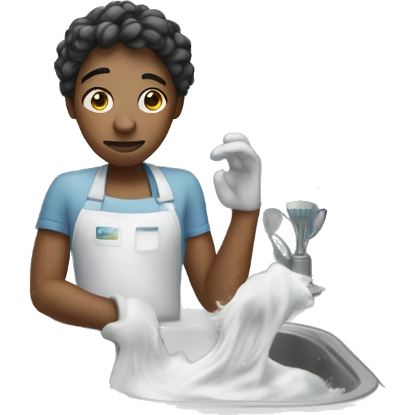 I'm tired of washing dishes emoji