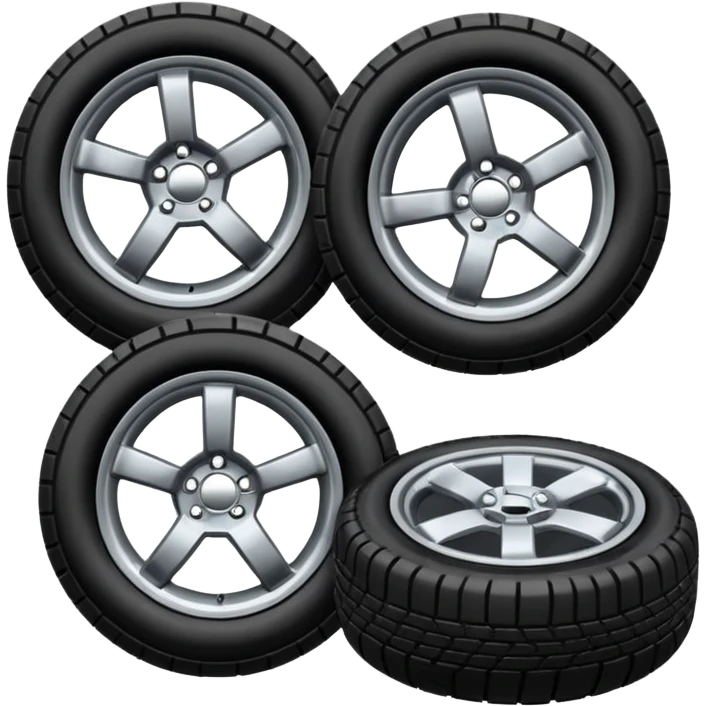 Car wheels  emoji