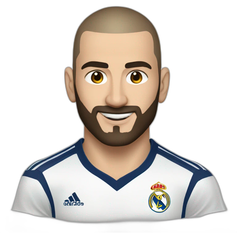benzema football player realistic emoji