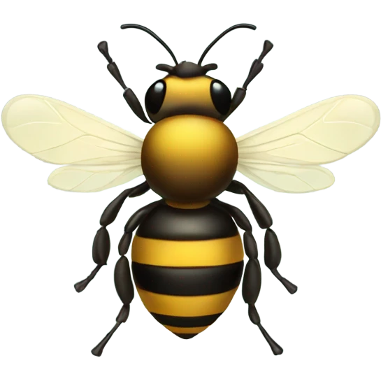 Pretty bee emoji