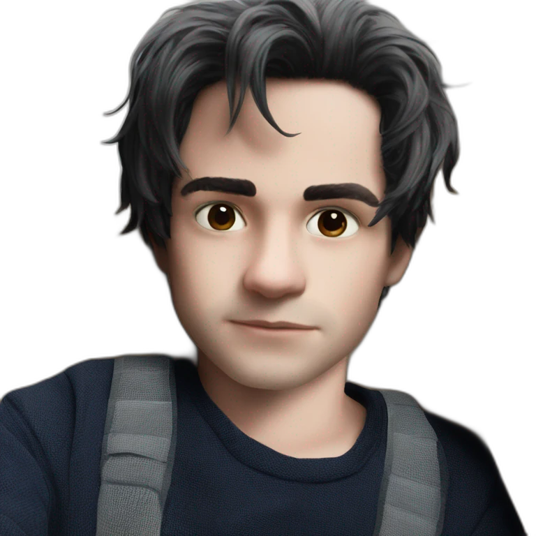 confident gazing boy emoji