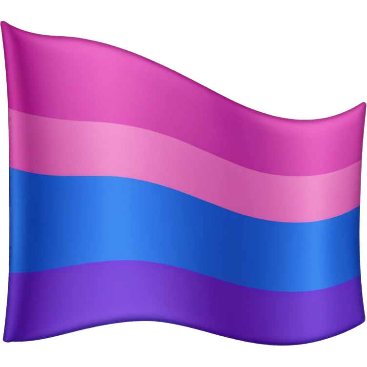 la bandera bixesual emoji