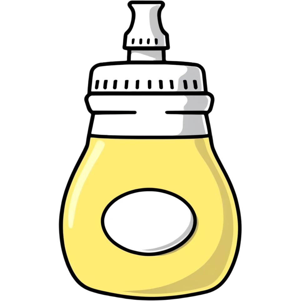 cute mayonnaise bottle emoji