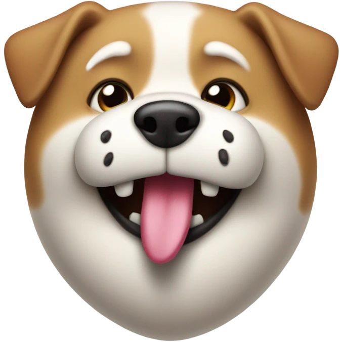 fat dog ice scream emoji
