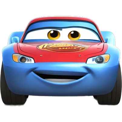 Lighting mcqueen saying ka chow emoji