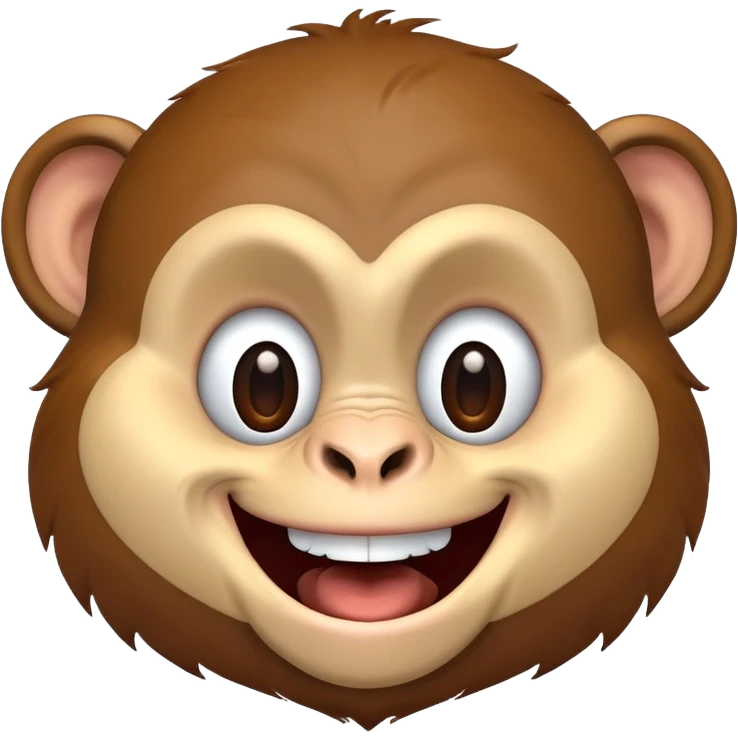 laughing monkey face emoji