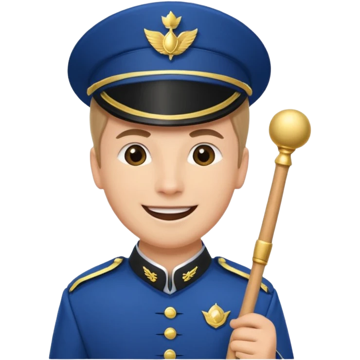 drum major emoji