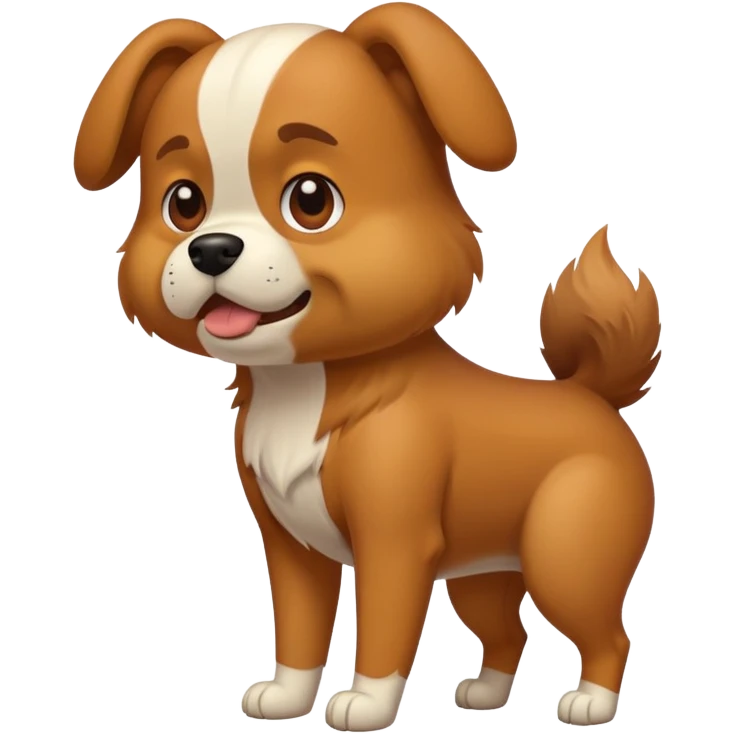 Dog peeing emoji