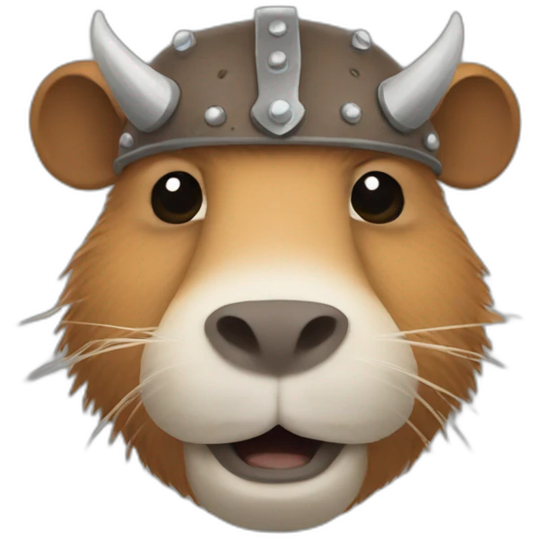 capybara viking emoji