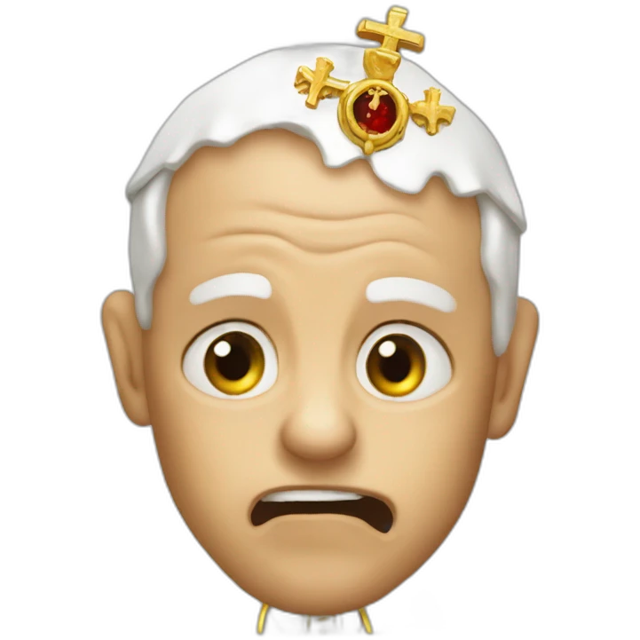 Pope puke emoji