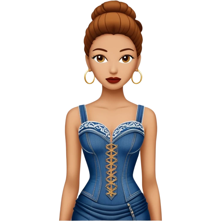 Women’s Jean Paul Gautier dress emoji