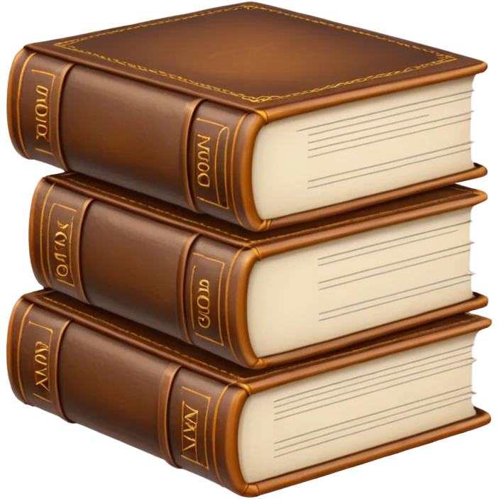 Thick books stacked emoji