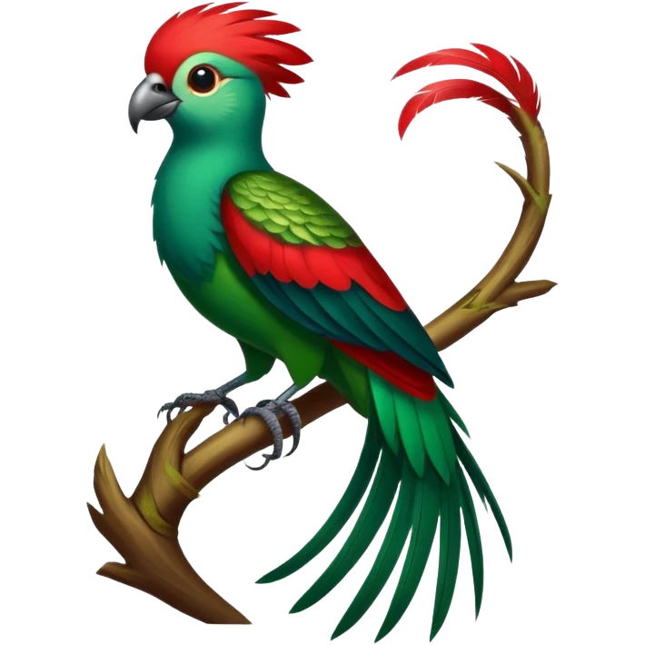 Guatemalan quetzal bird emoji