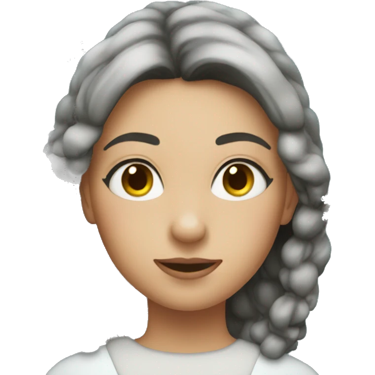 A girl with Snow globe  emoji