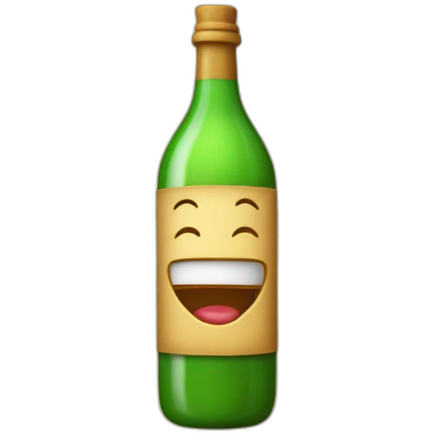 Bouteille avec un parchemin à l'intérieur emoji