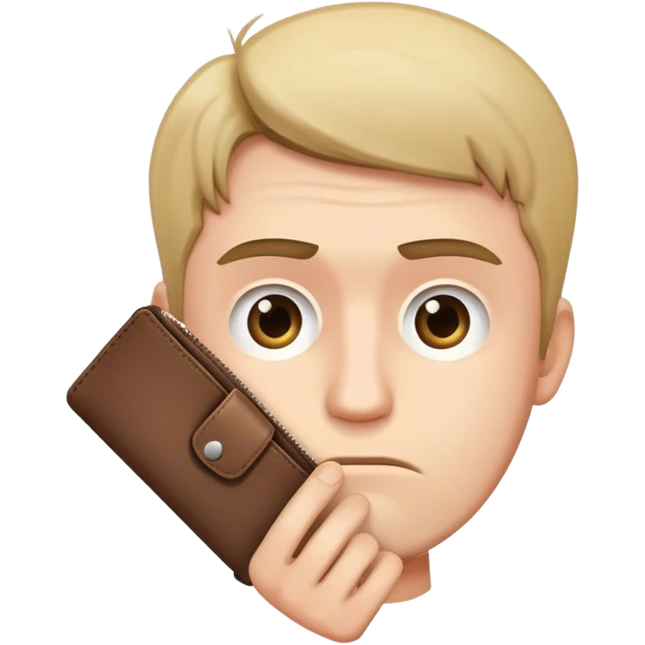 man lost money emoji