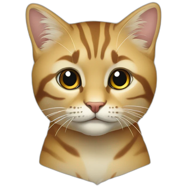 Кот с зонтиком emoji