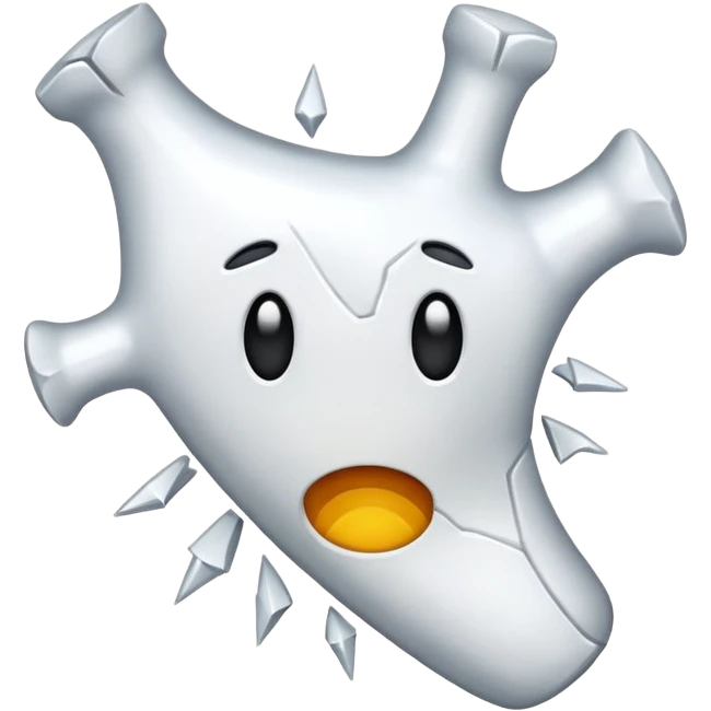 Broken bone  emoji