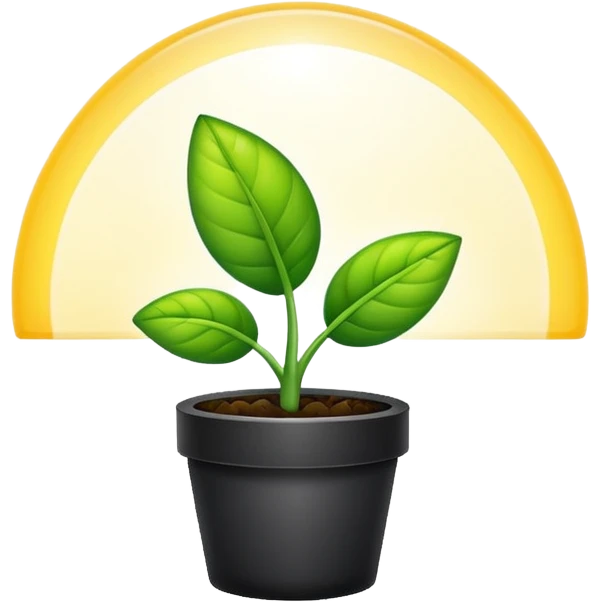 large grow light led white light emoji