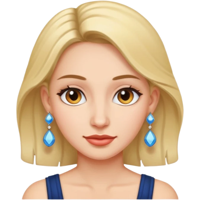 woman with earing emoji