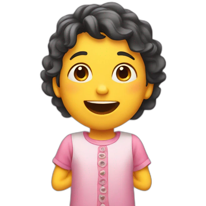 children sing song emoji