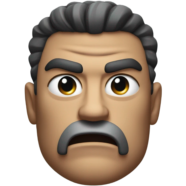 Make a strong angry guy emoji
