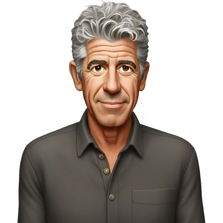 Anthony Bourdain emoji