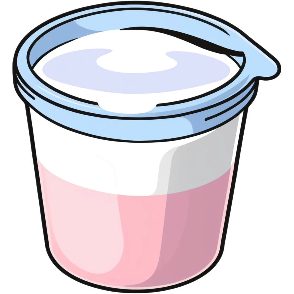 yogurt container emoji