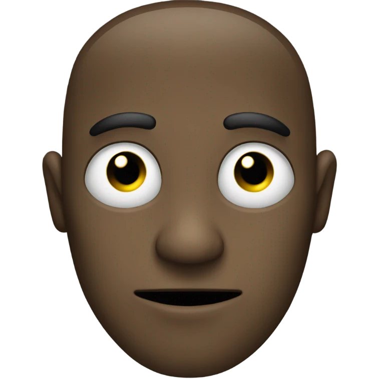 An emoji that forms two circles with its hands over its eyes emoji