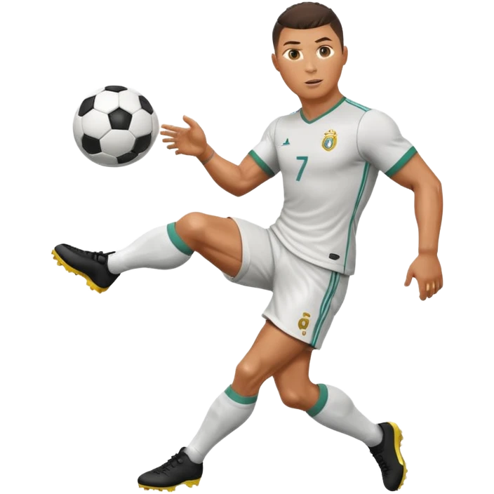 Ronaldo shooting emoji